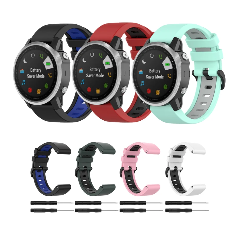 26 мм спортивный ремешок для Garmin D2 Bravo часы наручные браслет fenix 5x Plus/GPS часов Замена