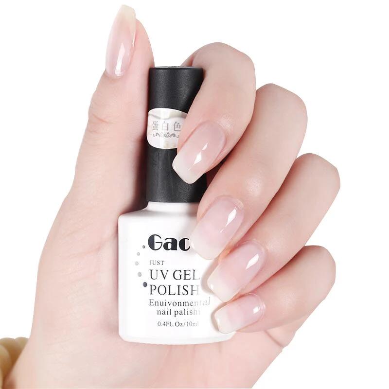 Прозрачный Желейный Гель-лак с опалом 7 3 мл молочно-белый для ногтей УФ-гель