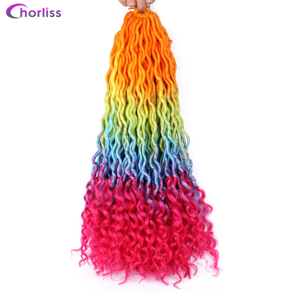 Искусственные локоны в стиле Crochet синтетические косички эффектом деграде