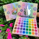 Палетка теней для век ICYCHEER, 48 цветов, Яркие летние тени для век, макияж, блестящие, мерцающие, матовые тени для век