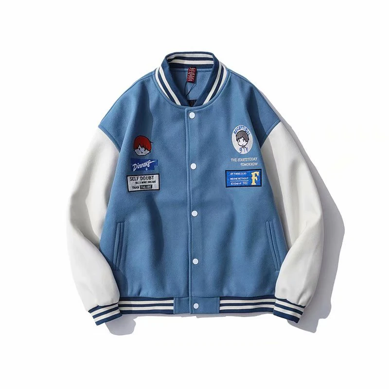 Женская куртка в стиле хип-хоп модная уличная одежда бейсбольная форма пальто