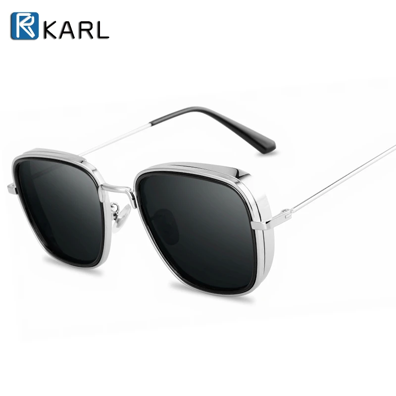 Модные квадратные солнцезащитные очки для мужчин и женщин ретро в стиле стимпанк