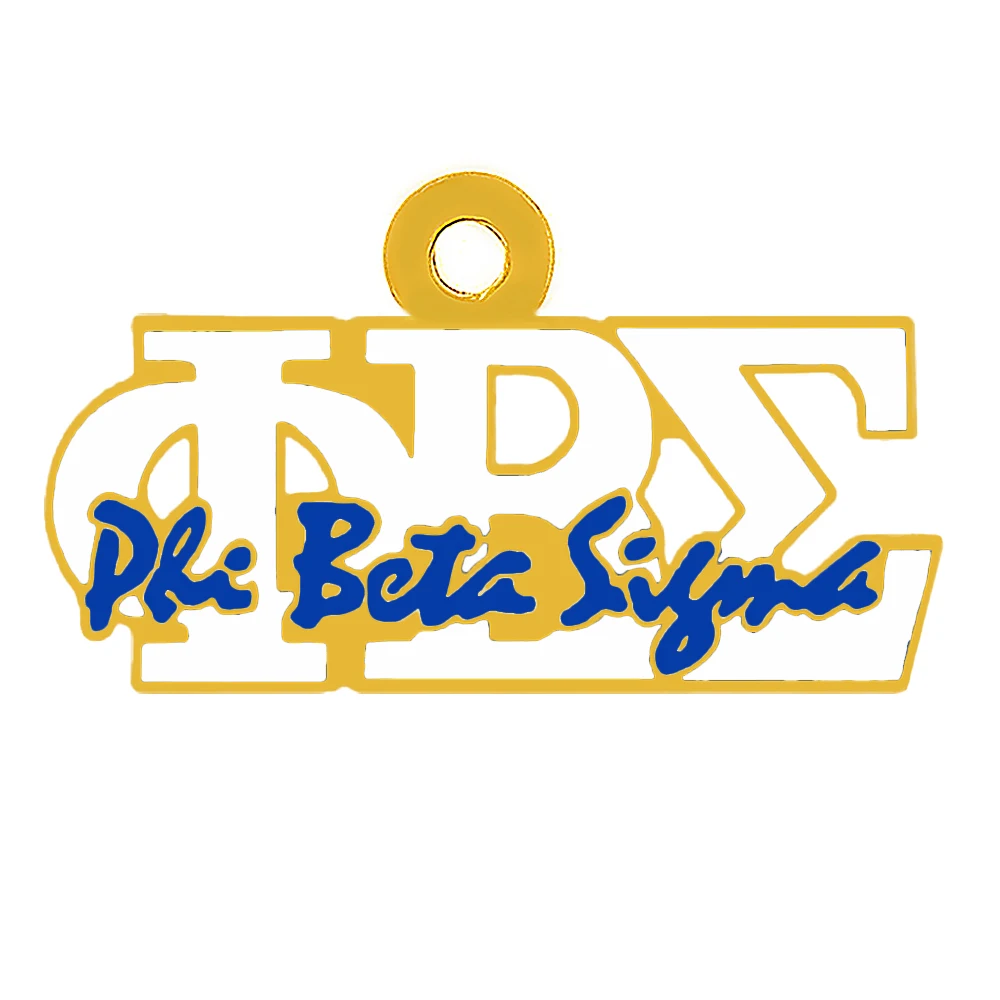 Горячая Распродажа популярная металлическая гравировка греческая буква PHI BETA SIGMA