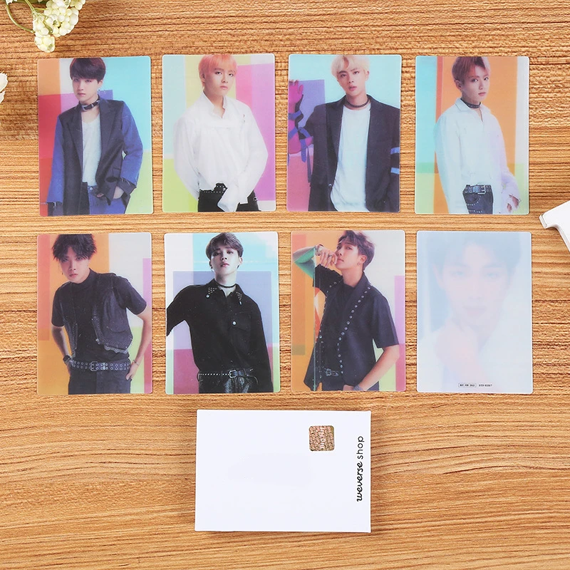 Новые корейские KPOP Bangtan Boys лучшие фотокарты магазина Weverse карты памяти LOMO Премиум