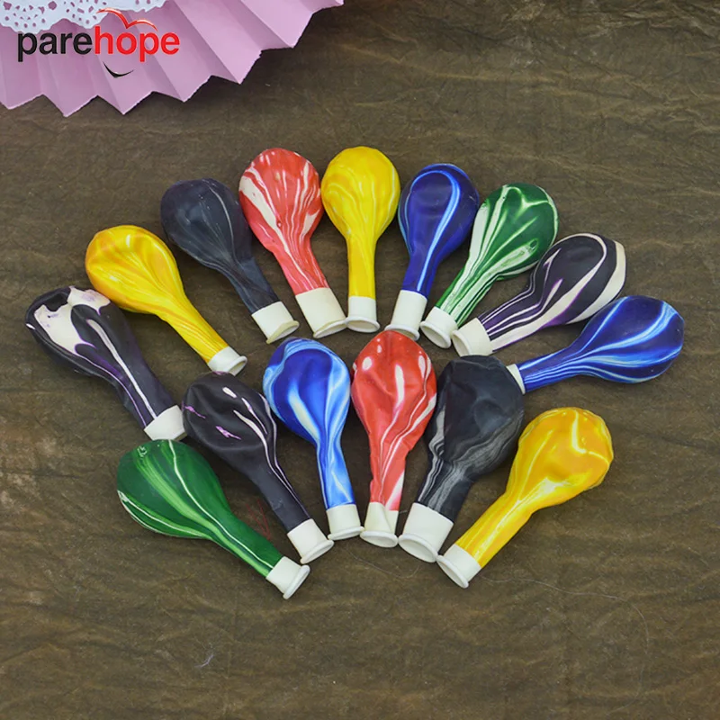 

Baby shower wedding birthday party decorations ball supplies 10 pieces 12 inch marble metal latex balloon color agate balloon