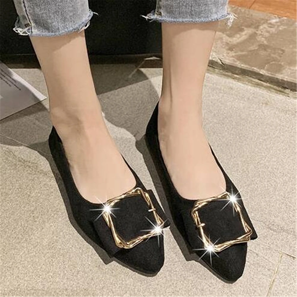 

Women Flat Shoes Pointed Soft Bottom Shoes Woman Ladies Shoes Flat Soft Bottom Female Light Breathble Shoes Slip-on