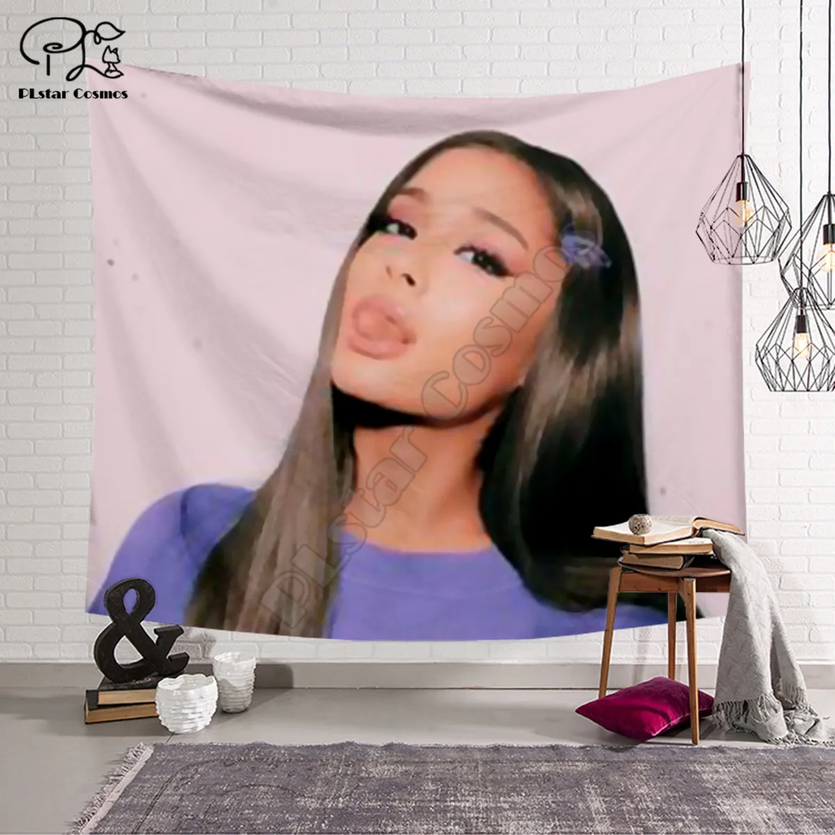 

Гобелен PLstar Cosmos Ariana Grand, 3D печать, прямоугольный Декор для дома, настенный стиль-4