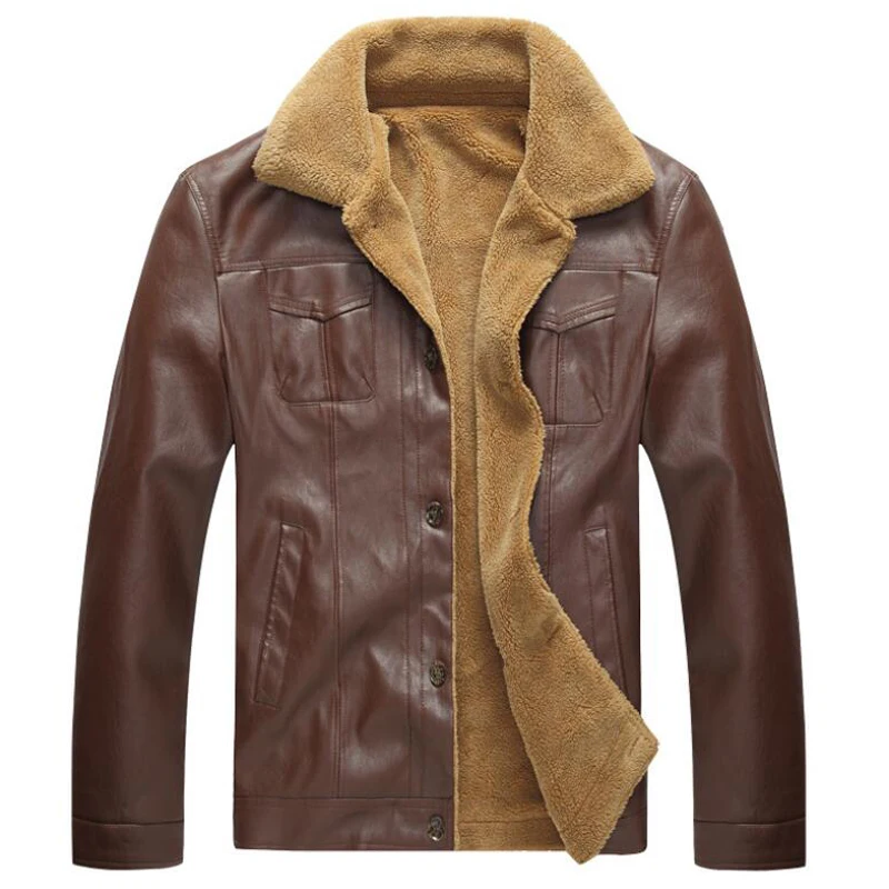 Куртка бомбер мужская зимняя теплая меховая куртка ветровка верхняя одежда с