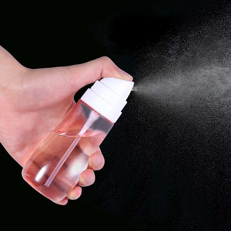 

50ml 100ml Plastic Empty Clear Refillable Travel Essences Rose Water Mister Container Fine Mist Spray Bottle