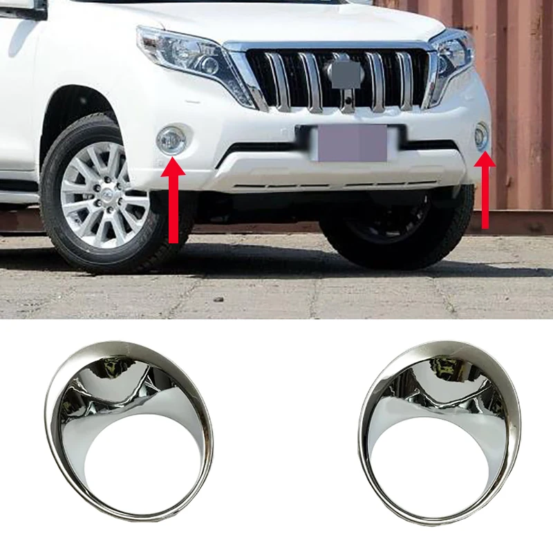 

Для Toyota Land Cruiser Prado 150 LC150 FJ150 2014-2017, автомобильная Передняя Задняя фонарь, наклейка, задняя крышка, 2 шт.