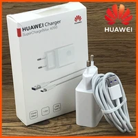 original huawei p30 lite 40w fast charger eu wall charge adapter 5a usb type c cable supercharge for mate 30 mate 40 pro