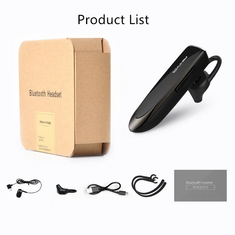

k20 HD business bluetooth headset super long standby earbud stereo in-ear earphone Noise reduction To cable Wireless