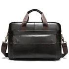 Сумка для ноутбука из натуральной кожи, мужская сумка-мессенджер кожаный деловой портфель, мужская сумка для ноутбука