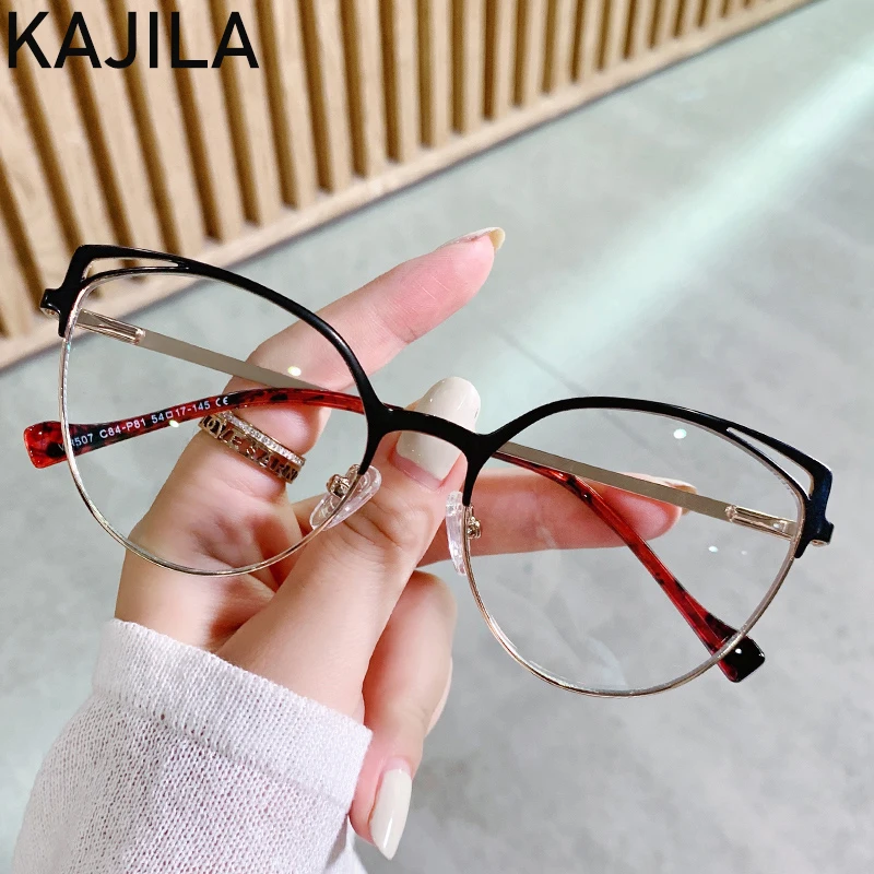 

Cat Eye Glasses Frames For Women Transparen 2021 New Fashion Reading Computer Anti Blue Light Glasses With The Box Eyewear