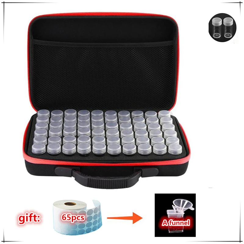 Новинка! 60 бутылки коробка для алмазной живописи инструментов хранения багажа