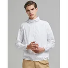 Ветровка быстросохнущая для спорта на открытом воздухе с сумкой для хранения, Мужская и Женская водонепроницаемая Солнцезащитная одежда, куртка от дождя для кемпинга и пешего туризма