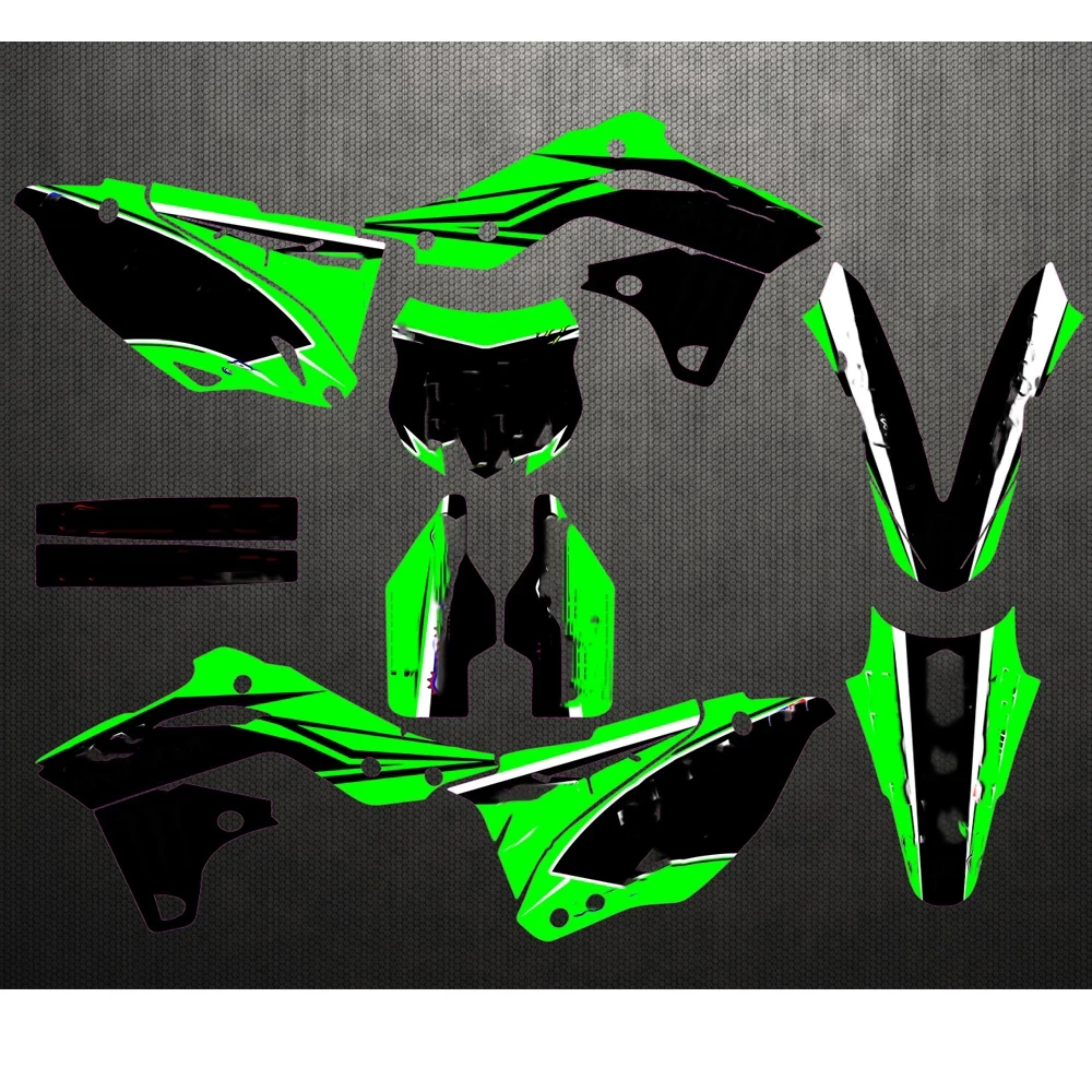 Для Kawasaki KX250F KXF250 KXF 250 KX 250F 2013 2014 2015 2016 пользовательский номер пластины наклейки и
