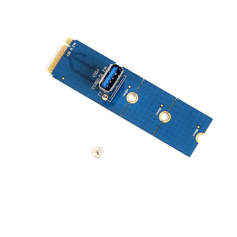 

Переходник M.2 на USB 3,0 PCI-E, карта M2 Ngff-на PCIE 4X Extender 2242 2260 2280, адаптер для майнинга BTC/Eth