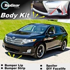 Бампер для TOYOTA Venza 2008  2015, передний спойлер, дефлектор для TOPGEAR Friends, тюнинг автомобиля, комплект кузова, Полосатая юбка