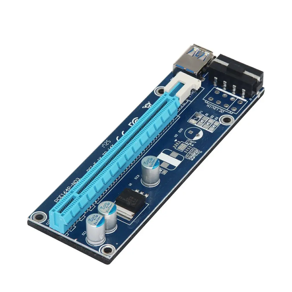 

U38 PCIE 1X To 16X Graphics Card Transfer Mining Card Extended Cable With 60cm Usb Cable For Xp / Win 7 / 8 / 10