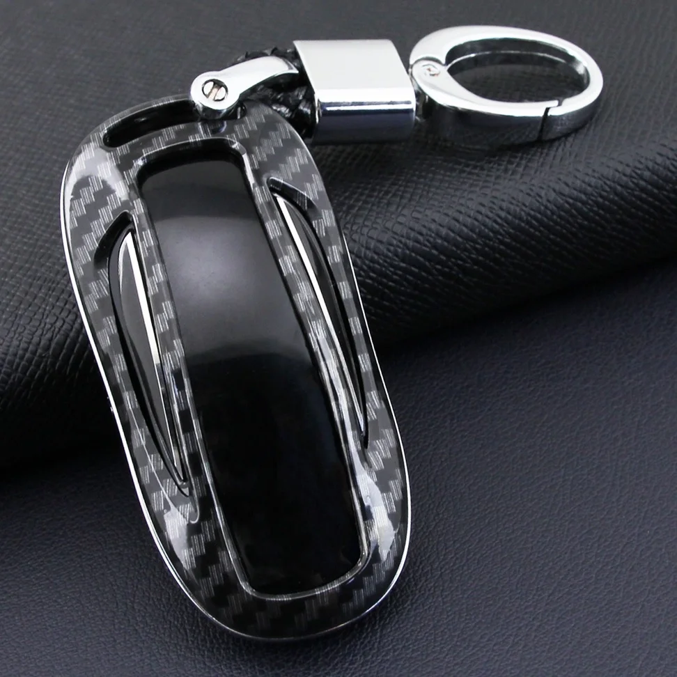 Чехол для автомобильного ключа из АБС углеродного волокна пульта дистанционного