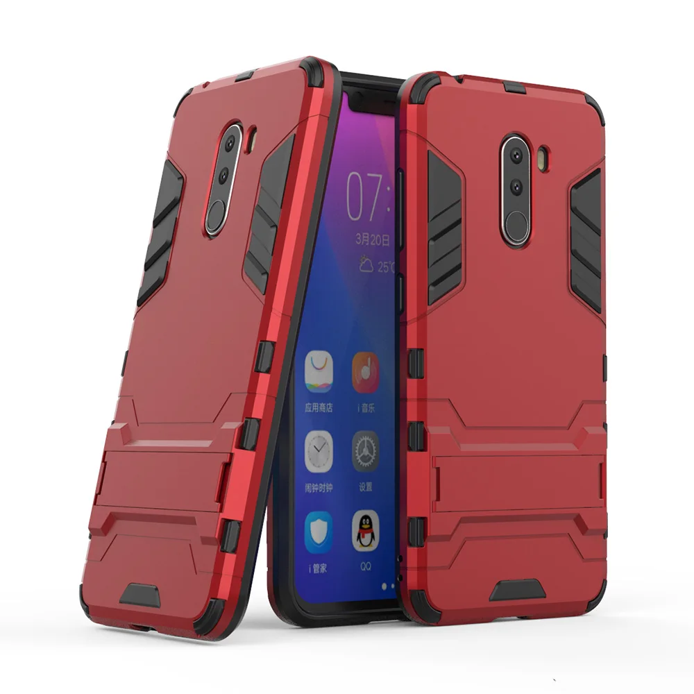 Чехол для Xiaomi pocophone F1 силиконовый матовый чехол из ТПУ задняя крышка защитный