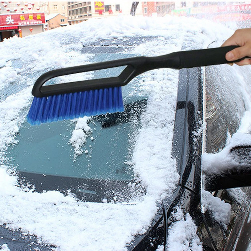 

Зимняя щетка для снега с хлопковой ручкой, щетка для снега с длинной ручкой, многофункциональная лопата для снега, лед, лопата для снега, очи...