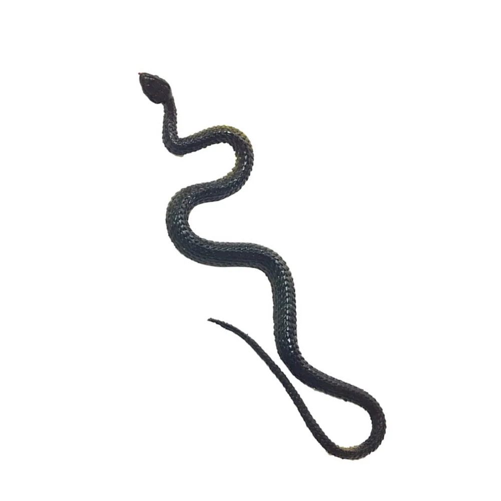 

Novelty Halloween Gift Simulation Snake Toy Halloween Tricky Creepy Prank Scary Snake Model Soft Rubber Wild Life Toy