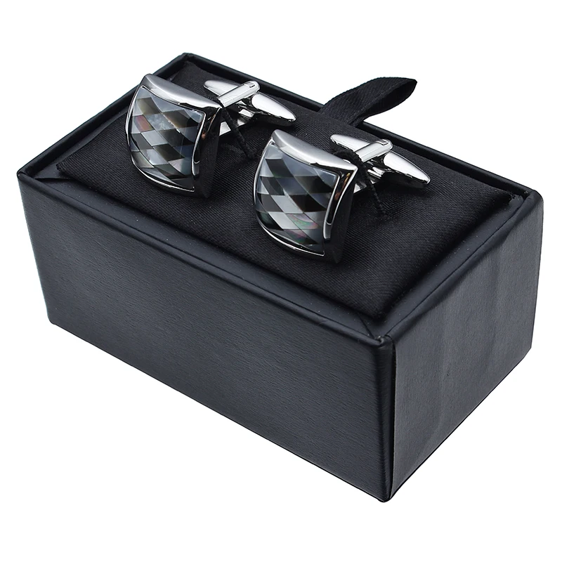 Colorful Pearl Shell Connected by Hand Men's Cuff links Jewelry French Shirts For Manufacturer Wholesale Cufflinks | Украшения и