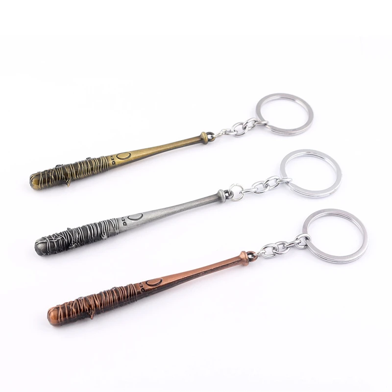 

The Walking Dead Keychain Keyring Sleutelhanger Negan's Bat Stick LUCILLE Brelok Llaveros Men Car Bag Chaveiro Accessories