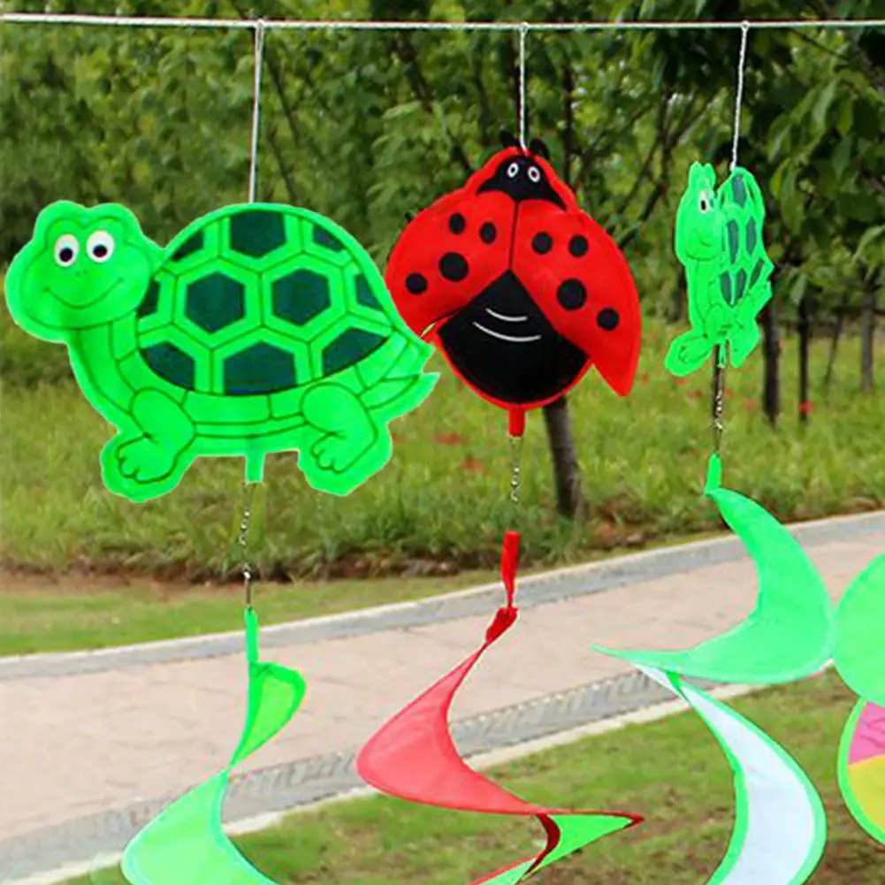 

Animal Wind Spinner Hanging Colorful Spiral Windmill Wind Spinner Whirligig Cute Yard Garden Decoration
