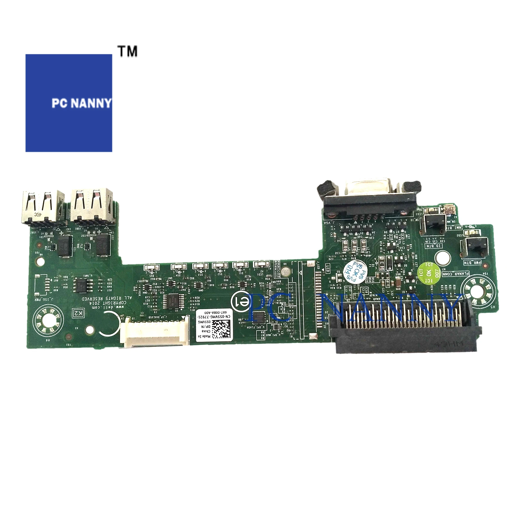 PCNANNY для Dell Poweredge R330 R430 Передняя USB VGA плата 055VMG Удаленная карта доступа