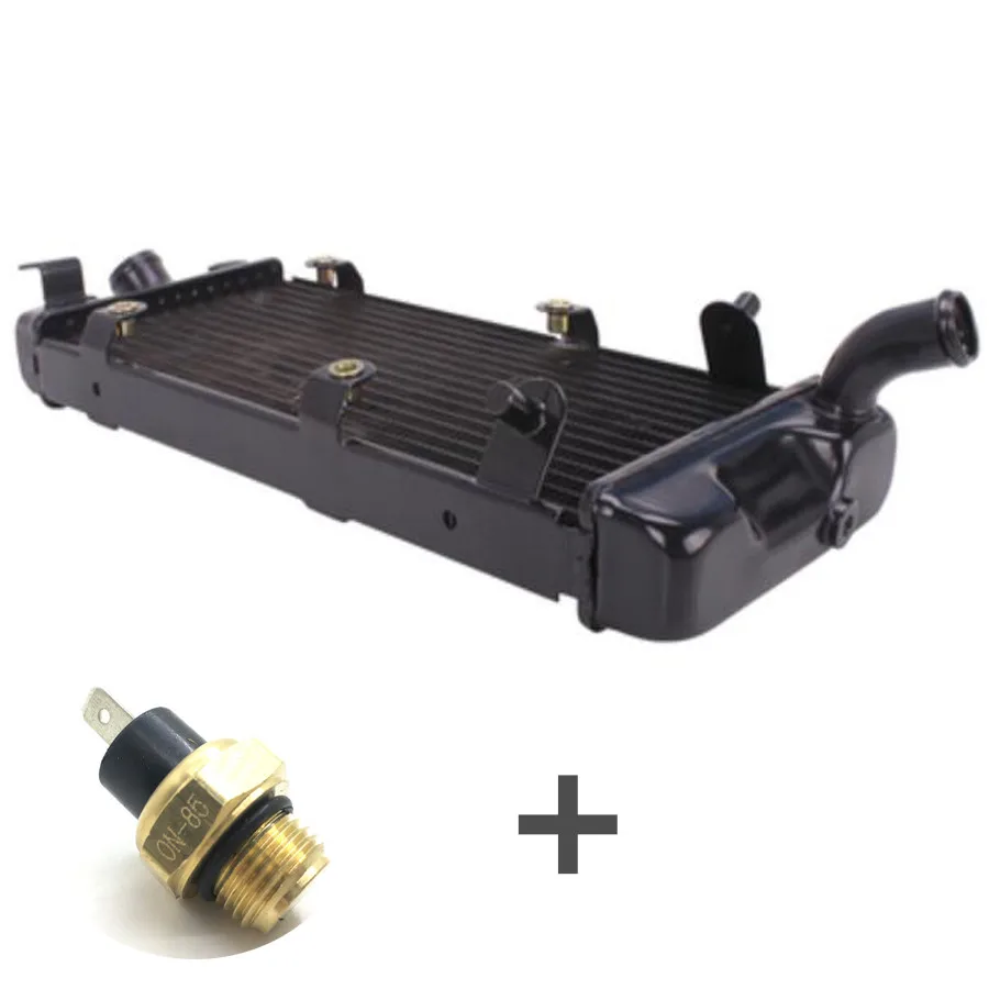 Запчасти для мотоцикла, радиатор для резервуара для воды с сенсором для Honda VLX 400/600 Steed 400/600 Shadow VT600, 1 комплект