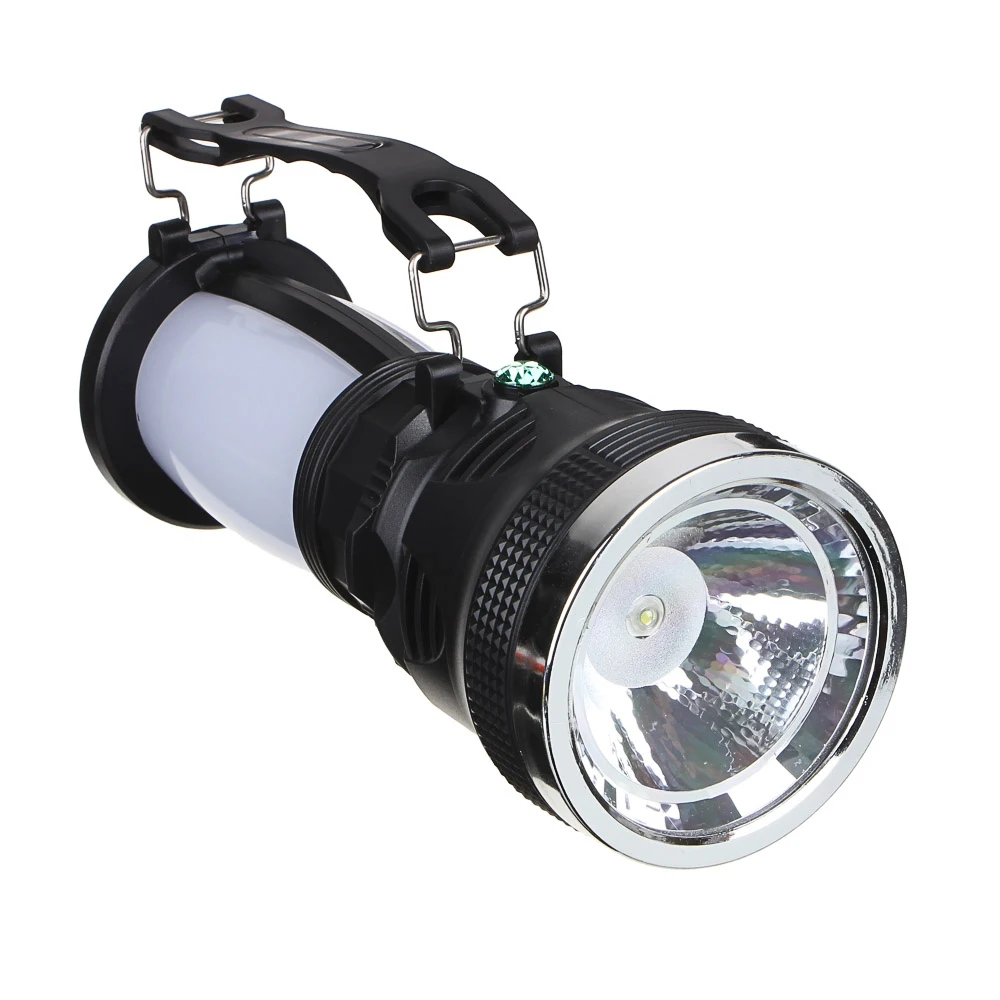 ЧИНГИСХАН Фонарь прожектор 2-в-1 аккумуляторный 24 SMD + 1 Вт LED шнур 220В пластик 17 5x7 5