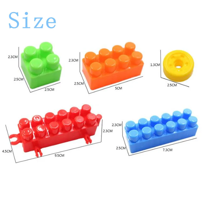 

Large Size Building Blocks Sets Bulk Educational Kids Toy Blocks Compatible inglys Bricks Construction Toys DIY Creative Bricks