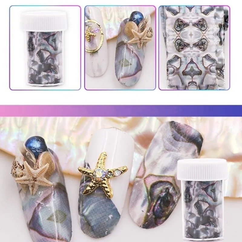 4*120 см оболочки звездное небо фон для ногтей градиент Мрамор узор ногтевое