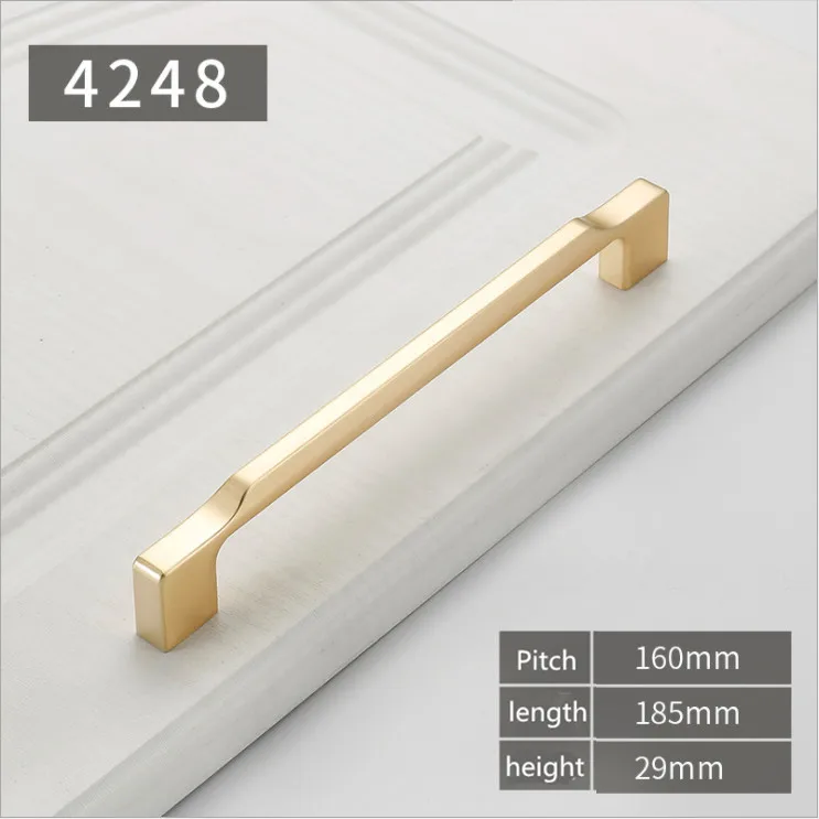 4248-160mm Ручки для мебели, ручки для ящиков, ручки для ящиков - Цвет: 4248-160mm