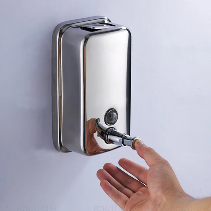 Настенный дозатор жидкого мыла 500/800/1000 мл|bathroom accessories|bathroom wall accessoriesstainless bathroom