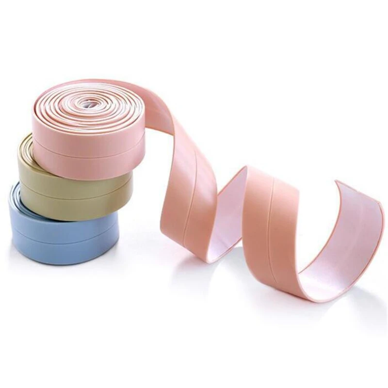 

Self-Adhesive Bath Wall Sealing Strip Kitchen Sink Basin Edge Waterproof Anti-Fouling Anti-Mildew Tape Decoration