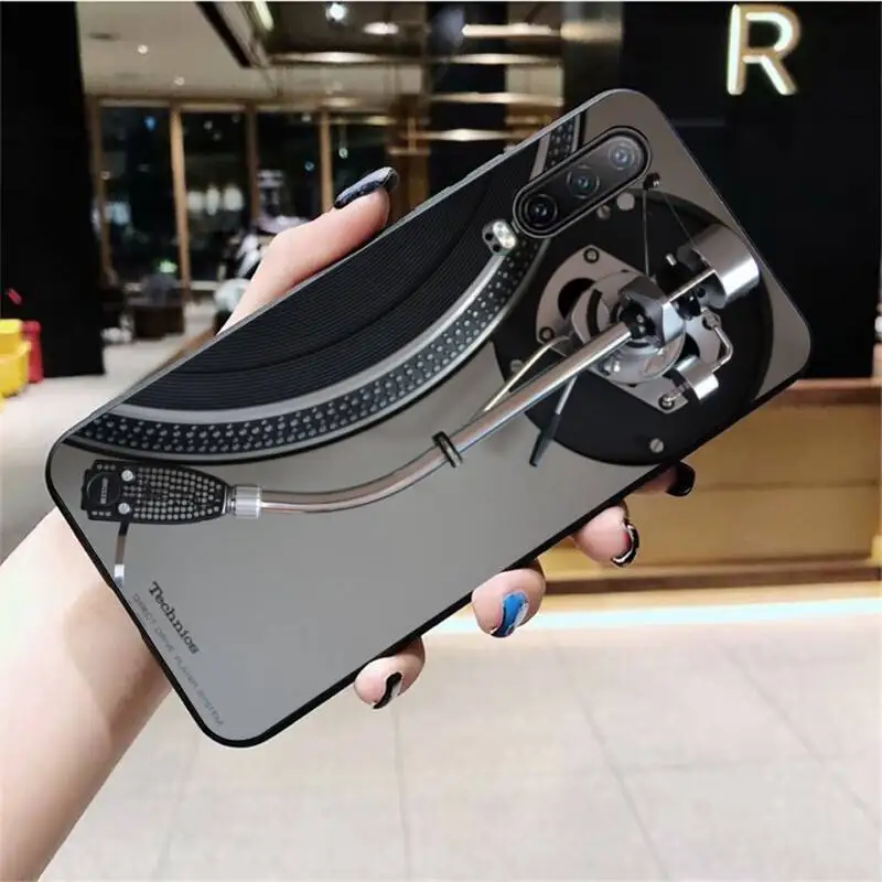 YJZFDYRM поворотные диски DJ роскошный уникальный чехол для телефона Huawei P40 P30 P20 lite Pro