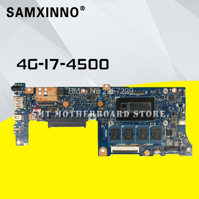 Материнская плата ноутбука Asus TX201LA 4G I7-4500 TX201L TX201, проверенная и исправная.
