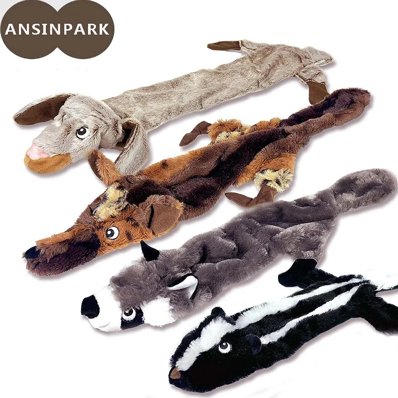 ANSINPARK плюшевые игрушки для в виде животных Собака писк пердит волк кролик белка