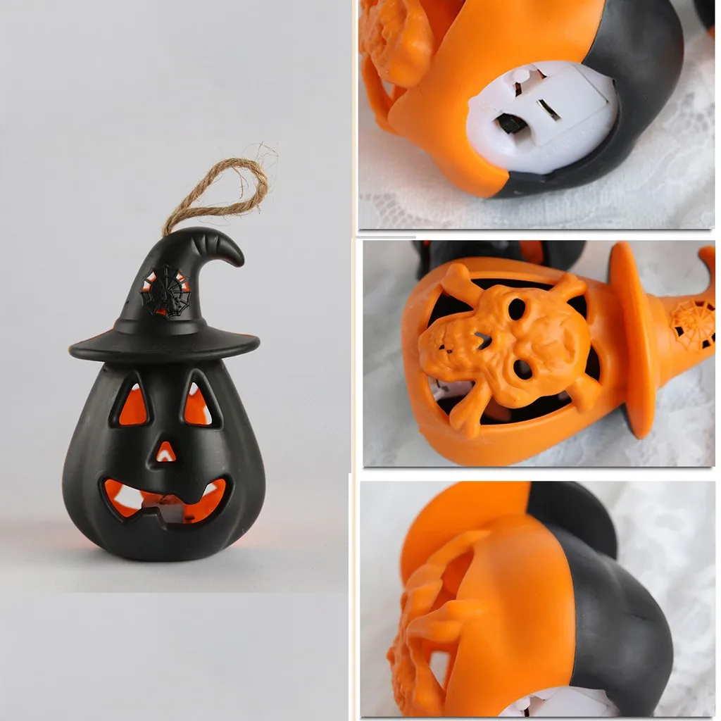 Светильники в виде тыквы на Хэллоуин питание от аккумулятора портативное