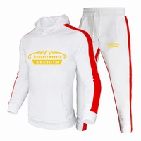 men set brand pocket hoodiespants sets tracksuit mens casual slim fit sportswear male sweat shirts jogging tracksuits clothing