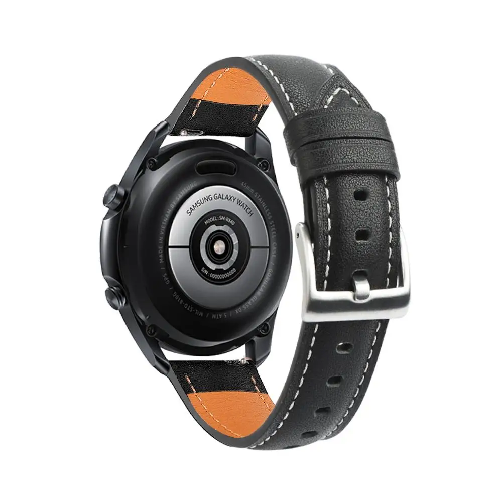Кожаный ремешок для часов Samsung Galaxy Watch 41 мм 45 мм/active 2 сменный Элегантный Модный на