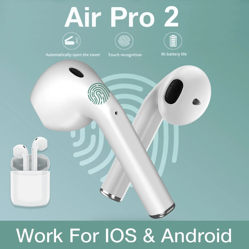 Беспроводные наушники с сенсорным управлением TWS Bluetooth гарнитура Спортивная