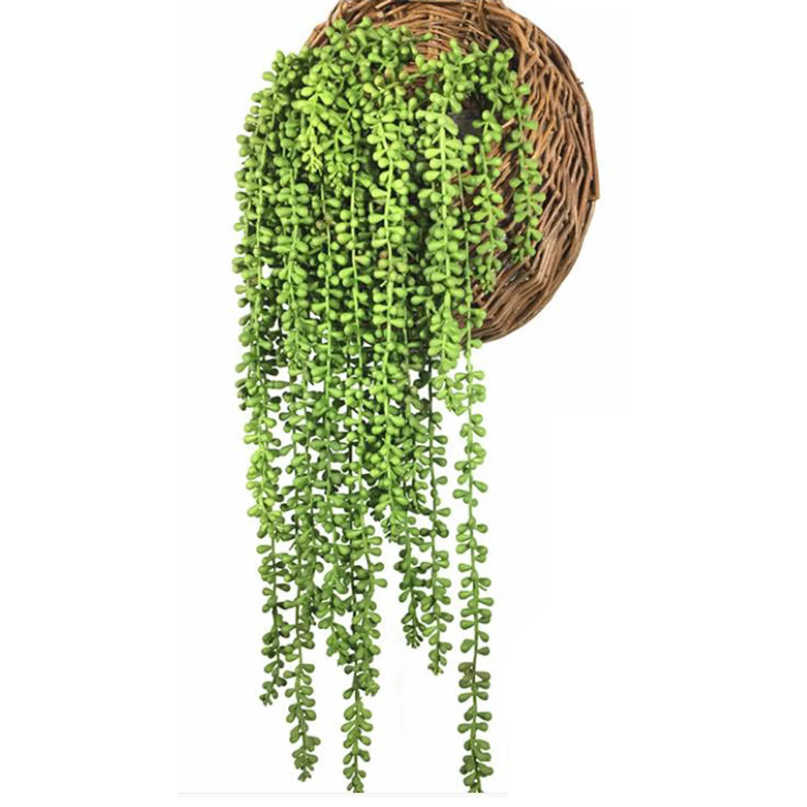 

Hanging Plants Fake String Of Pearls Prop For Home Garden Flower Decoration