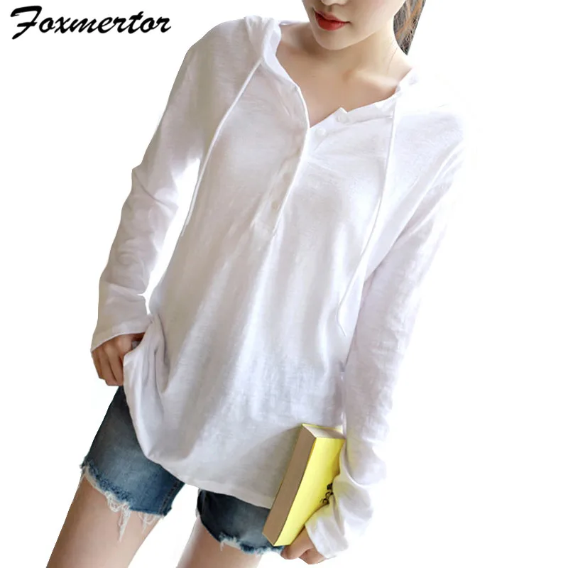 Foxmertor модная блуза женское платье с длинными рукавами шифоновое женские 2021 белая