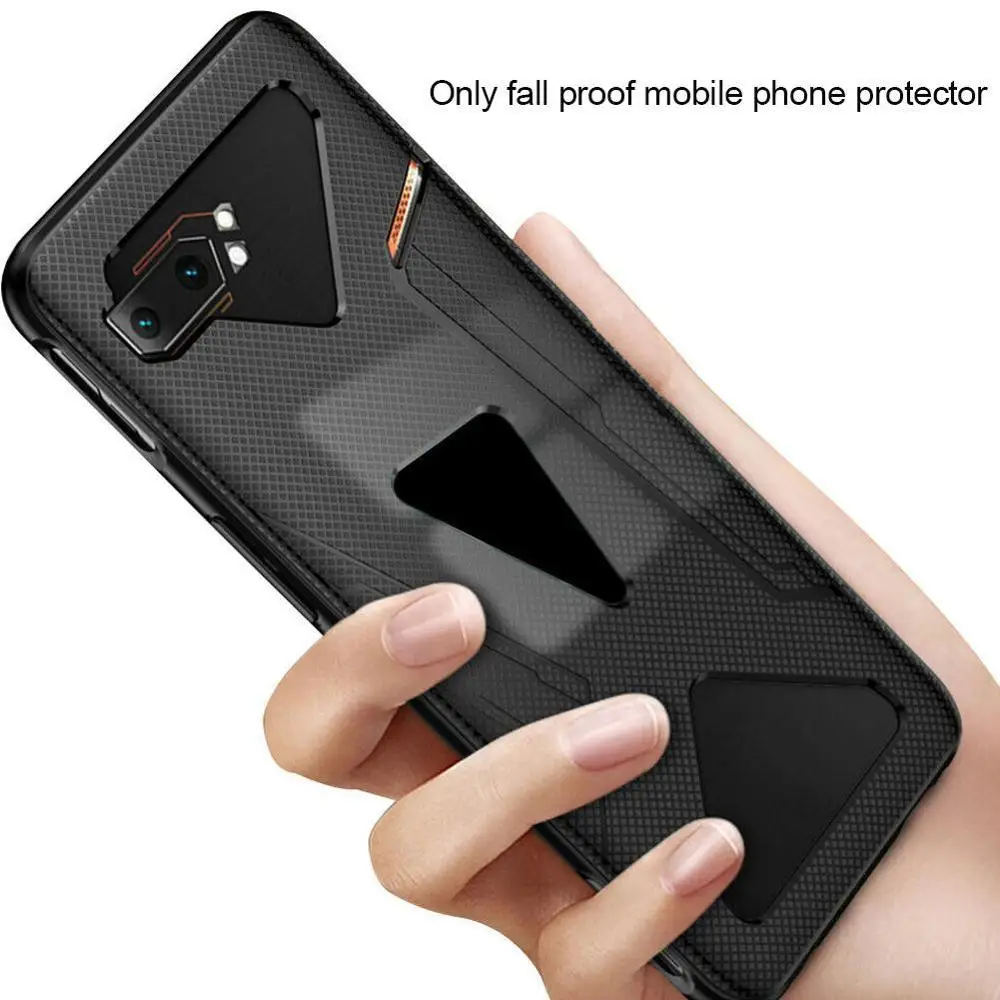 for Asus ROG Phone 2 ZS660KL ROG2 Case Anti-fingerprint Shockproof Soft Cover Breathable For II Heat Back Fu A5S1 |