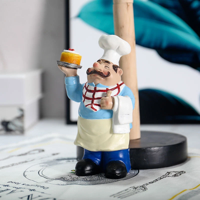 Бумажная вешалка для полотенец шеф повара украшение практичная кухня ресторан
